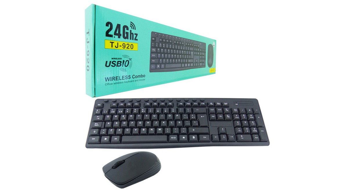 Kit Clavier Souris Sans Fil Extrom TJ-920 – Connexion USB 2.4GHz