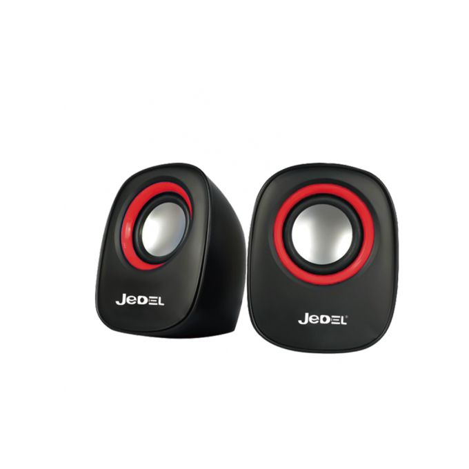 Jedel haut-parleur portable, mini lecteur de musique filaire, usb, alimenté, usb 2.0 multimedia parabole speaker