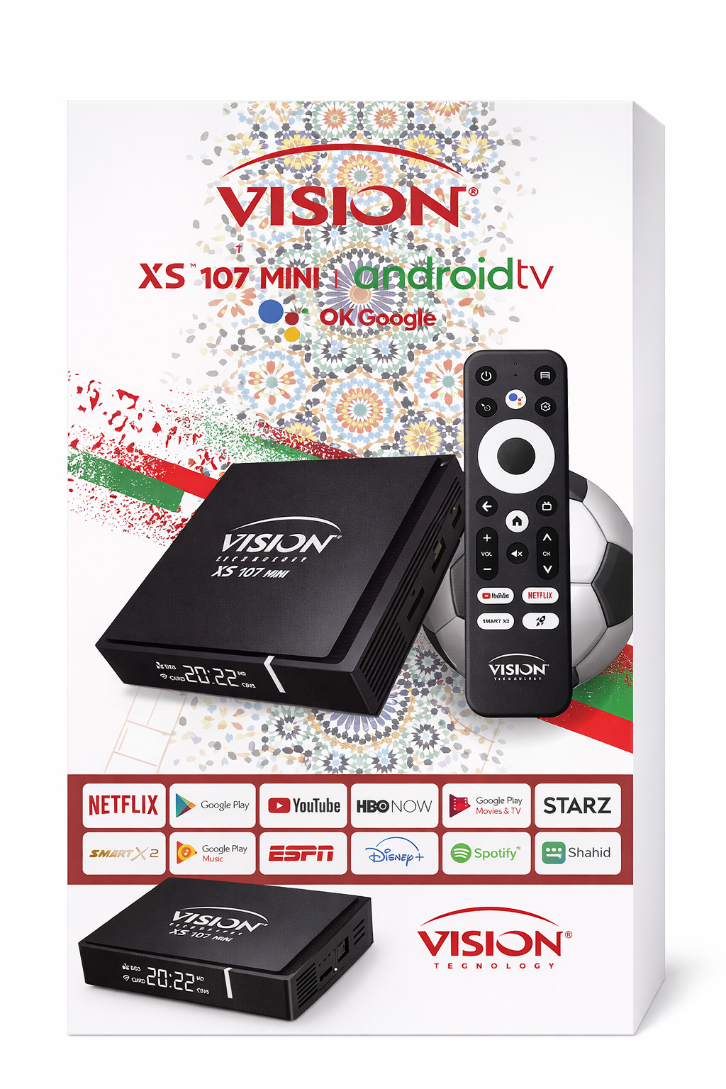 TV BOX Vision XS 107 MINI Android Tv
